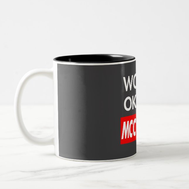 Caneca De Café Em Dois Tons Mccormick mais bonito do mundo (Esquerda)
