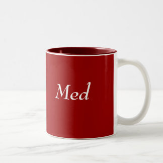 CANECA DE CAFÉ EM DOIS TONS MED