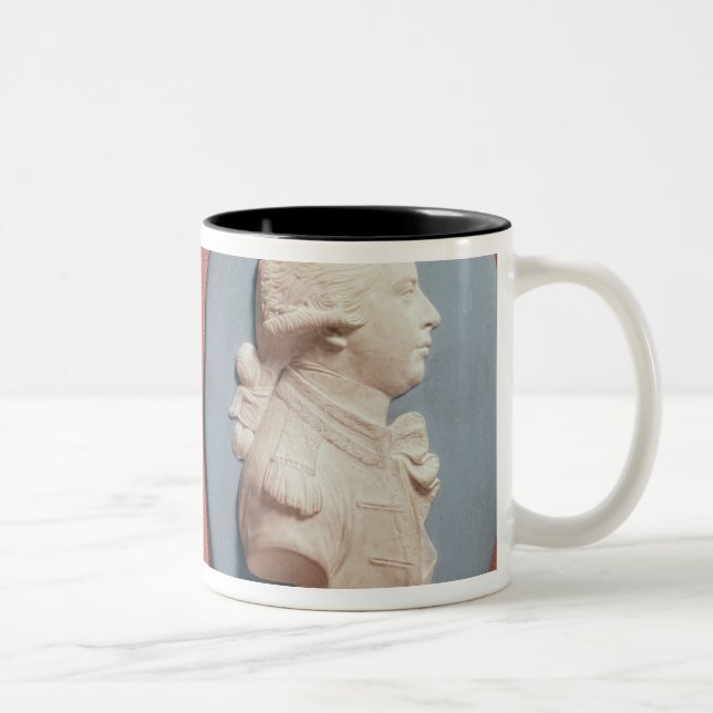 Caneca De Café Em Dois Tons medalhões de George IV (Direita)
