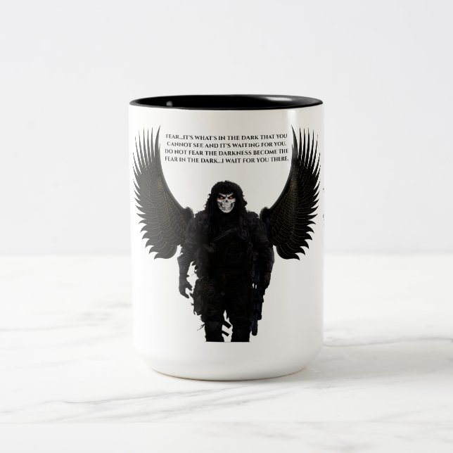CANECA DE CAFÉ EM DOIS TONS MEDO MUG (Centro)