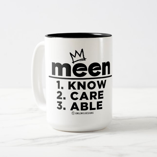 CANECA DE CAFÉ EM DOIS TONS MEEN (Frente Esquerda)