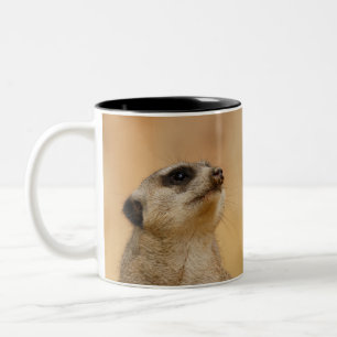 Caneca De Café Em Dois Tons Meerkat 011