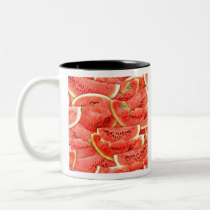 Caneca De Café Em Dois Tons melancias
