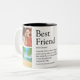 Caneca De Café Em Dois Tons Melhor Amiga Melhor Amiga Definição 4 Foto