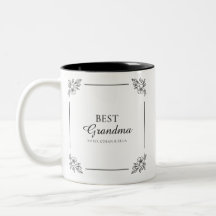 Melhor Avó Nunca | Modern Daîn Floral Keepsasak
