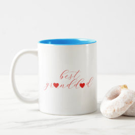 Caneca De Café Em Dois Tons Melhor Avô, Presente para Avô, Moderno 