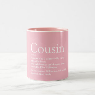 Caneca De Café Em Dois Tons Melhor definição de prima favorita de todos os tem