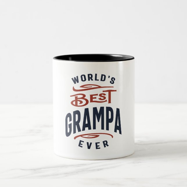 Caneca De Café Em Dois Tons Melhor Design do Mundo (Centro)