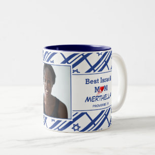 Caneca De Café Em Dois Tons MELHOR Foto da MÃE ISRAELITA