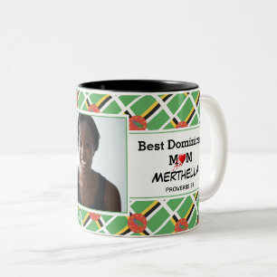 Caneca De Café Em Dois Tons MELHOR Foto de MÃE DOMINICANA