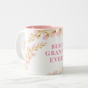Caneca De Café Em Dois Tons MELHOR GRANY CADA VEZ bonito cor d'água cor rosa f