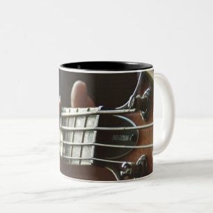 Caneca De Café Em Dois Tons Melhor Guitarrista Nunca