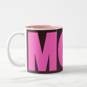 Caneca De Café Em Dois Tons Melhor Mãe de Mug - Presente Bonito e Coração para