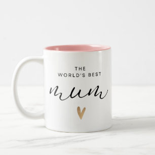 Caneca De Café Em Dois Tons Melhor Mãe do Mundo