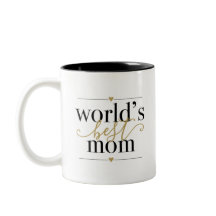 Melhor mãe do mundo negro e Dourado moderno