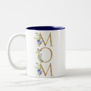 Caneca De Café Em Dois Tons Melhor Mãe Já Bonito Dia de as mães de Fotograf