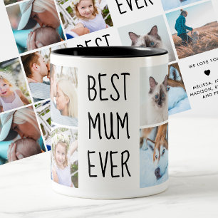 Caneca De Café Em Dois Tons Melhor Mãe Já Personalizada Fotografia