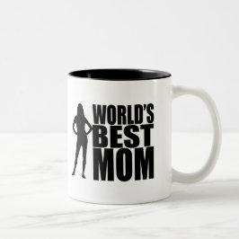 Caneca De Café Em Dois Tons Melhor Mãe Mug do Mundo