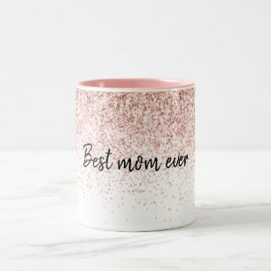 Caneca De Café Em Dois Tons Melhor Mãe Nunca