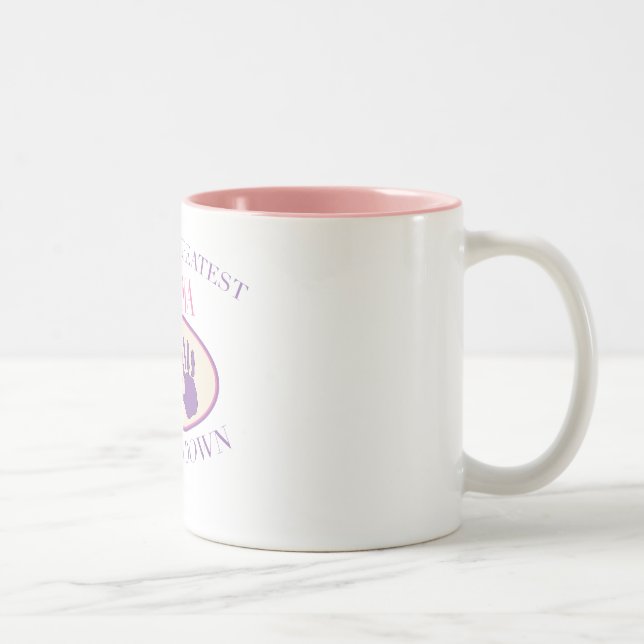 Caneca De Café Em Dois Tons Melhor MeMa Sem Dúvida Camiseta (Direita)