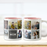 Caneca De Café Em Dois Tons Melhor Mudança Personalizada de Fotos do MOM<br><div class="desc">Personalize esta caneca e dê-a como presente!</div>