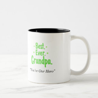 Caneca De Café Em Dois Tons Melhor Mug do Vovô - Presente no Dia do Pai Engraç