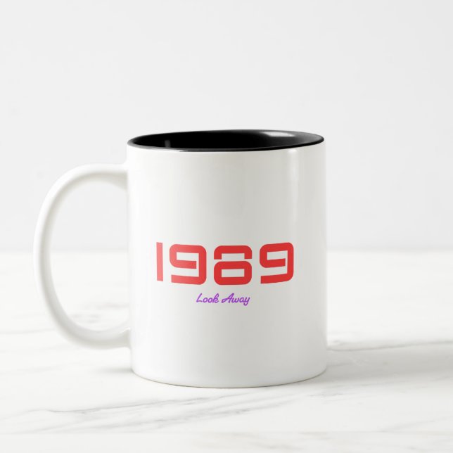 Caneca De Café Em Dois Tons Melhor Música de 1989 (Esquerda)