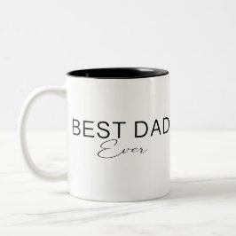 Caneca De Café Em Dois Tons melhor pai