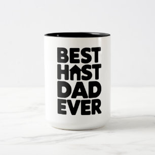 Caneca De Café Em Dois Tons Melhor Pai Anfitrião