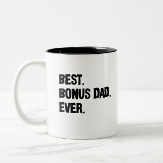 Caneca De Café Em Dois Tons Melhor Pai de Bônus Nunca