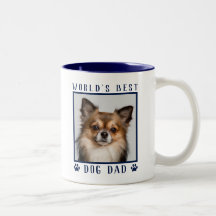 Melhor Pai de Cachorro do Mundo Impressões de Pata