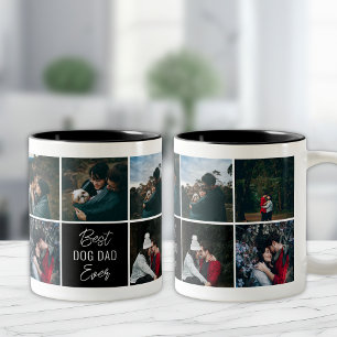 Caneca De Café Em Dois Tons Melhor Pai De Cachorro Já Personalizado Mug De Caf