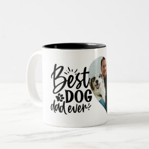 Caneca De Café Em Dois Tons Melhor Pai De Cães Foto Pet