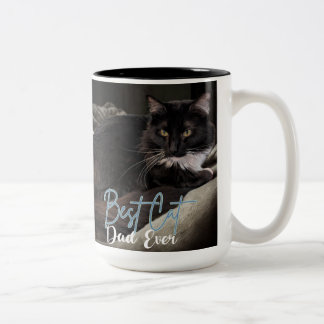 Caneca De Café Em Dois Tons Melhor Pai de Gato de Todos