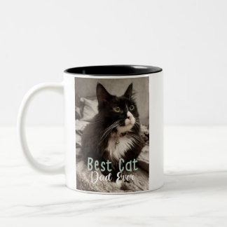 Caneca De Café Em Dois Tons Melhor Pai de Gato de Todos