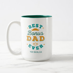 Caneca De Café Em Dois Tons Melhor Pai de Golfe do Aniversário de Bônus Nunca 