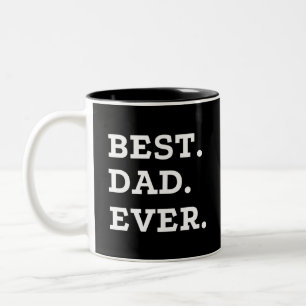 Caneca De Café Em Dois Tons Melhor Pai de Todos