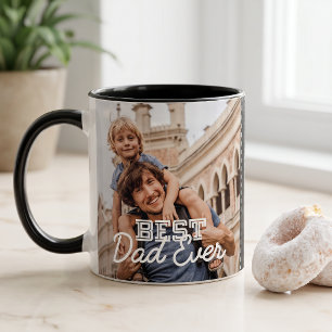 Caneca De Café Em Dois Tons Melhor Pai do Mundo Moderno Estilo de Costura Pers