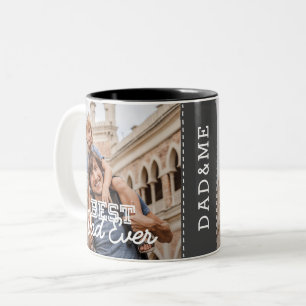 Caneca De Café Em Dois Tons Melhor Pai do Mundo Moderno Estilo de Costura Pers