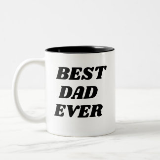 Caneca De Café Em Dois Tons Melhor Pai do Mundo Presente Personalizado Dia dos