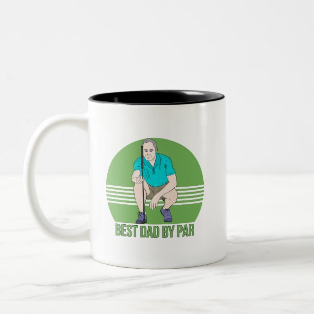 Caneca De Café Em Dois Tons Melhor Pai Por Par (Esquerda)