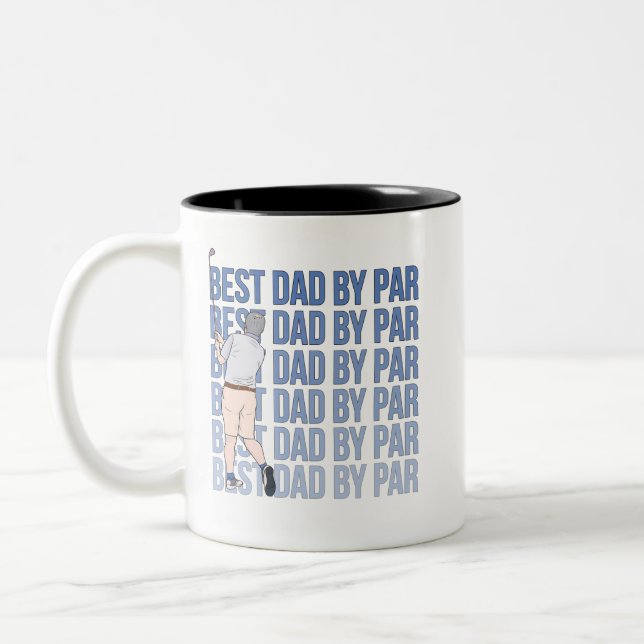 Caneca De Café Em Dois Tons Melhor Pai Por Par (Esquerda)