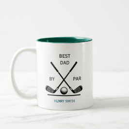 Caneca De Café Em Dois Tons Melhor Pai por Par de Golfe Dia dos Pais Presente