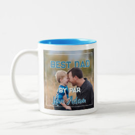 Caneca De Café Em Dois Tons Melhor Pai Por Par Foto Personalizada Tendências d