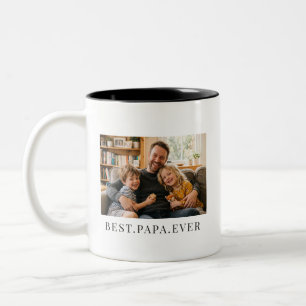 Caneca De Café Em Dois Tons Melhor Papai de Todos Presente do Dia dos Pais Fot