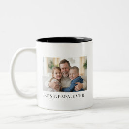 Caneca De Café Em Dois Tons Melhor Papai de Todos Presente do Dia dos Pais Fot
