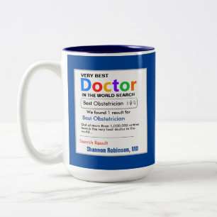 Caneca De Café Em Dois Tons Melhor Personalização Médica