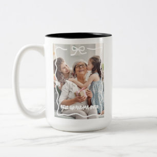 Caneca De Café Em Dois Tons Melhor presente de dia das mães e aniversário para