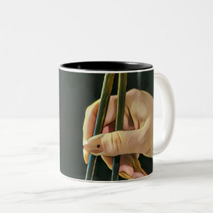 Caneca De Café Em Dois Tons Melhor presente para amante Sushi