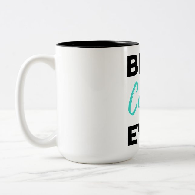 Caneca De Café Em Dois Tons Melhor Primo Ever 2 (Esquerda)